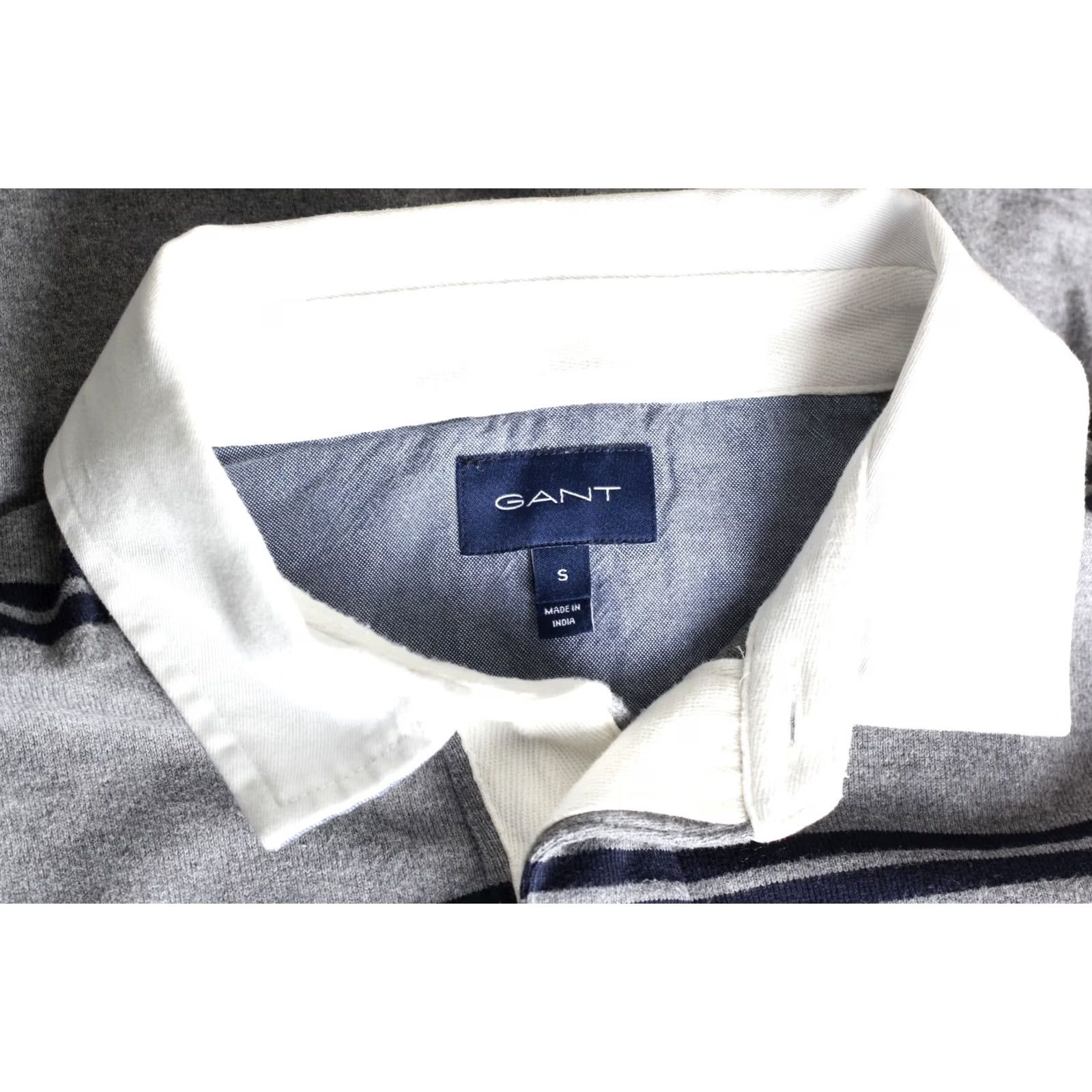 Gant GANT Polo Rugby Shirt Men Size S Long Sleeve Striped VR3908 Size US S / EU 44-46 / 1 - 6 Thumbnail