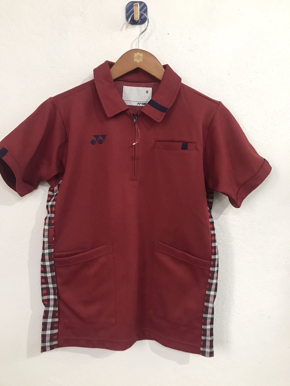 Japanese Brand × Vintage Yonex half zipper tee Size S / US 4 / IT 40 - 1 Thumbnail