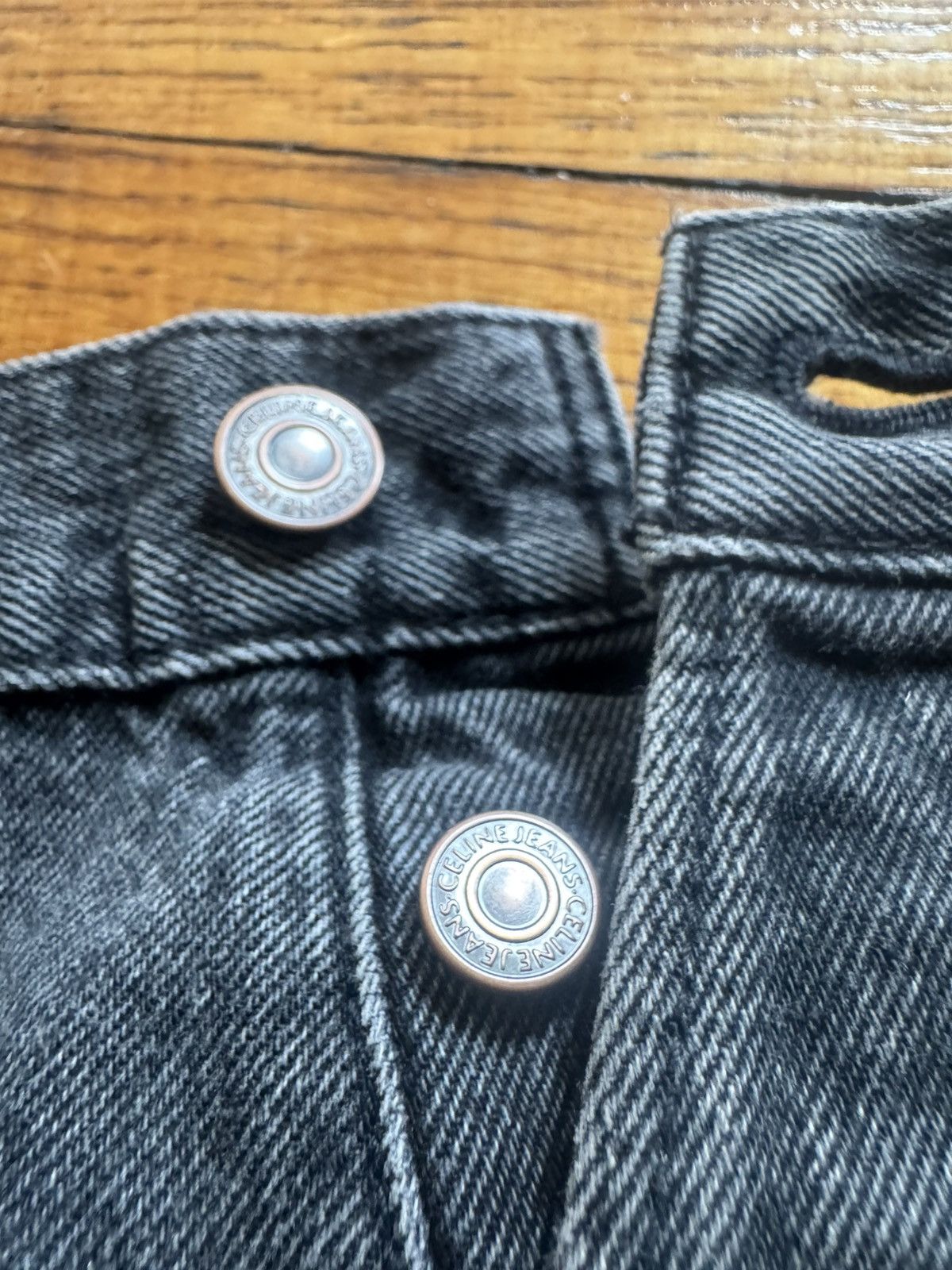 Celine Celine Wesley Jeans Black - Hedi Slimane Size US 33 - 4 Thumbnail