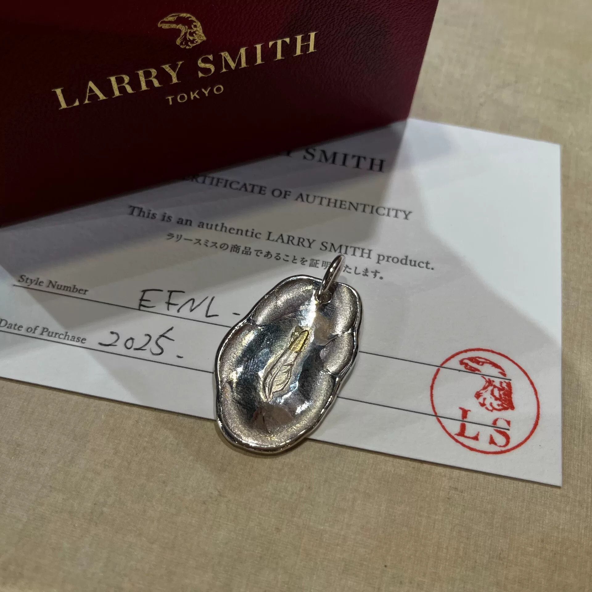 Larry Smith larry smith gold abalone shell pendant Size ONE SIZE - 1 Thumbnail