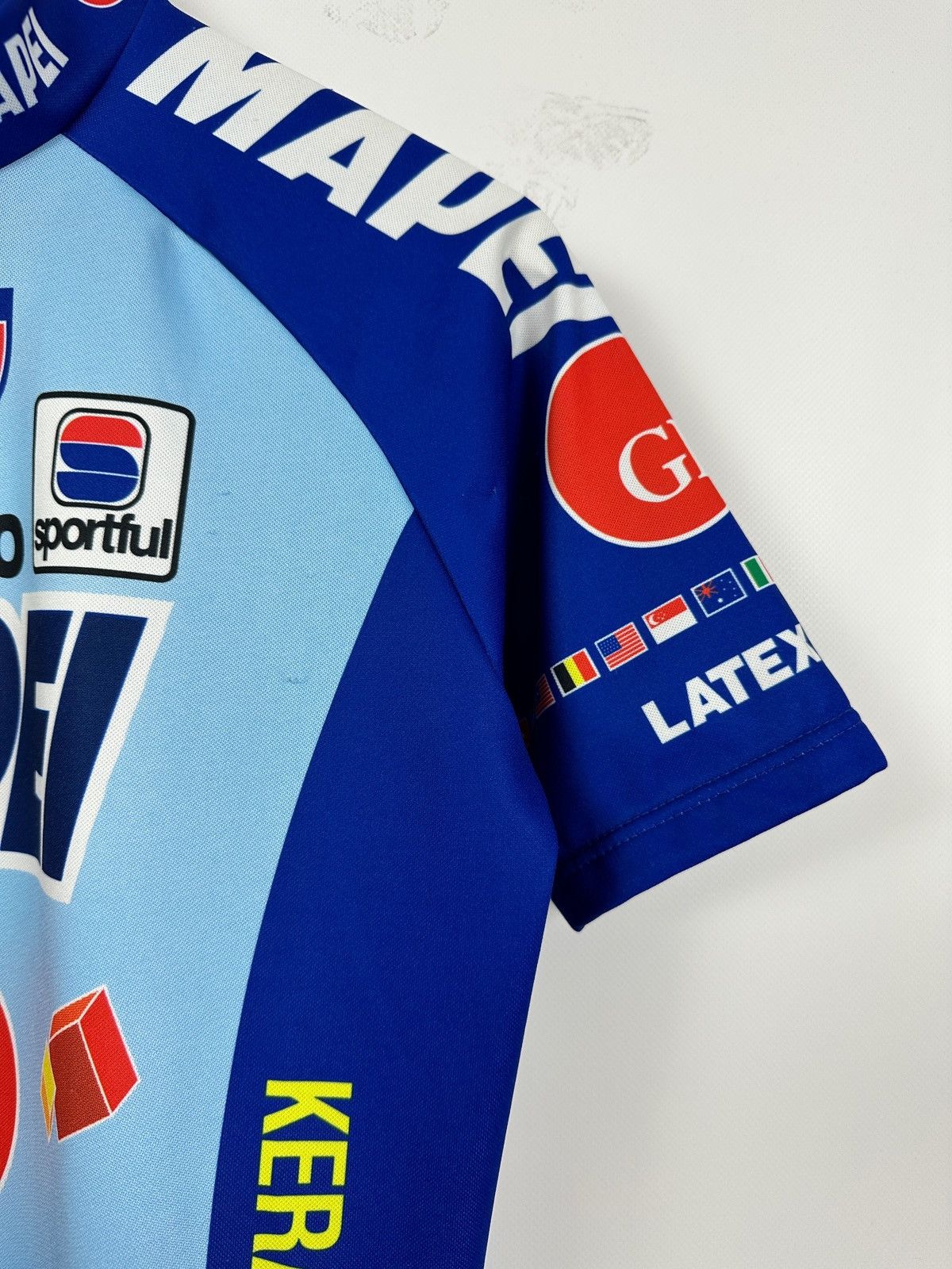 Vintage 1997 Vintage Mapei GB Paris-Roubaix Cycling Jersey Size US XL / EU 56 / 4 - 20 Thumbnail
