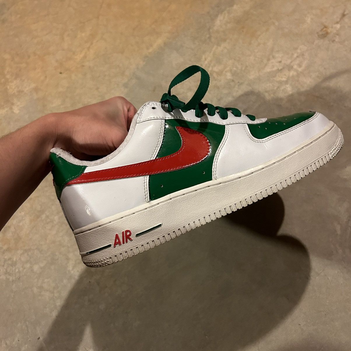 Nike × Vintage Nike Air Force 1 Low World Cup Mexico 2006 US 10 Size US 10 / EU 43 - 5 Thumbnail