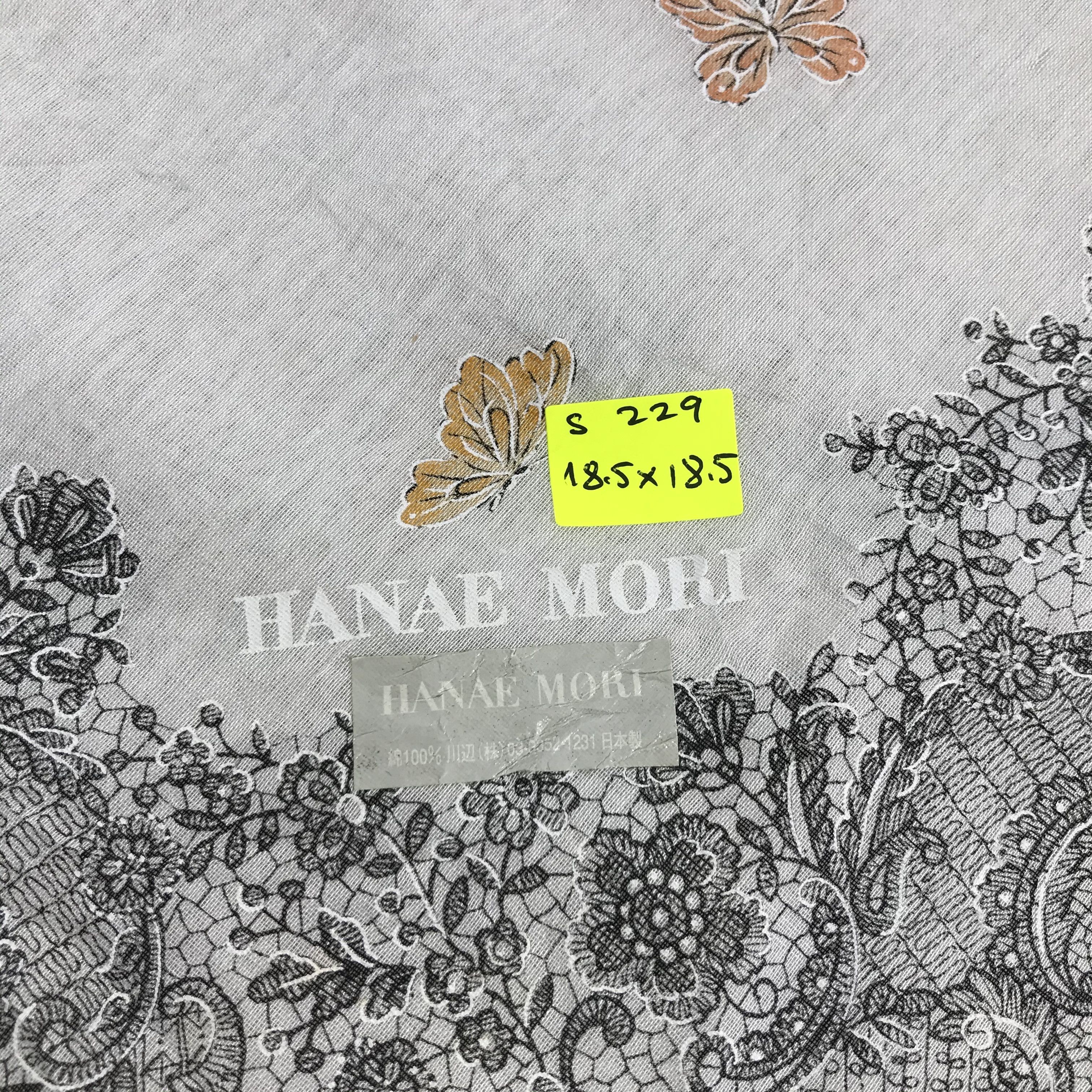 Hanae Mori × Vintage Hanae Mori Bandana / Handkerchief / Neckerchief - S229 Size ONE SIZE - 5 Thumbnail