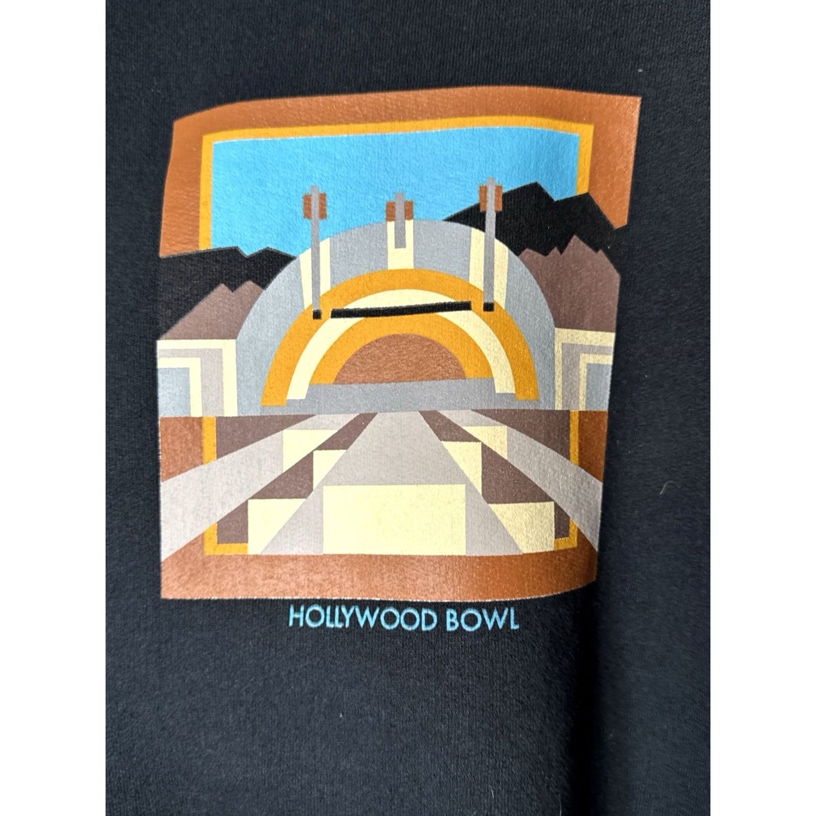 Avenue VINTAGE 90s Hollywood Bowl Los Angeles Music Venue Sweatshirt Black S XL Size US XL / EU 56 / 4 - 2 Thumbnail