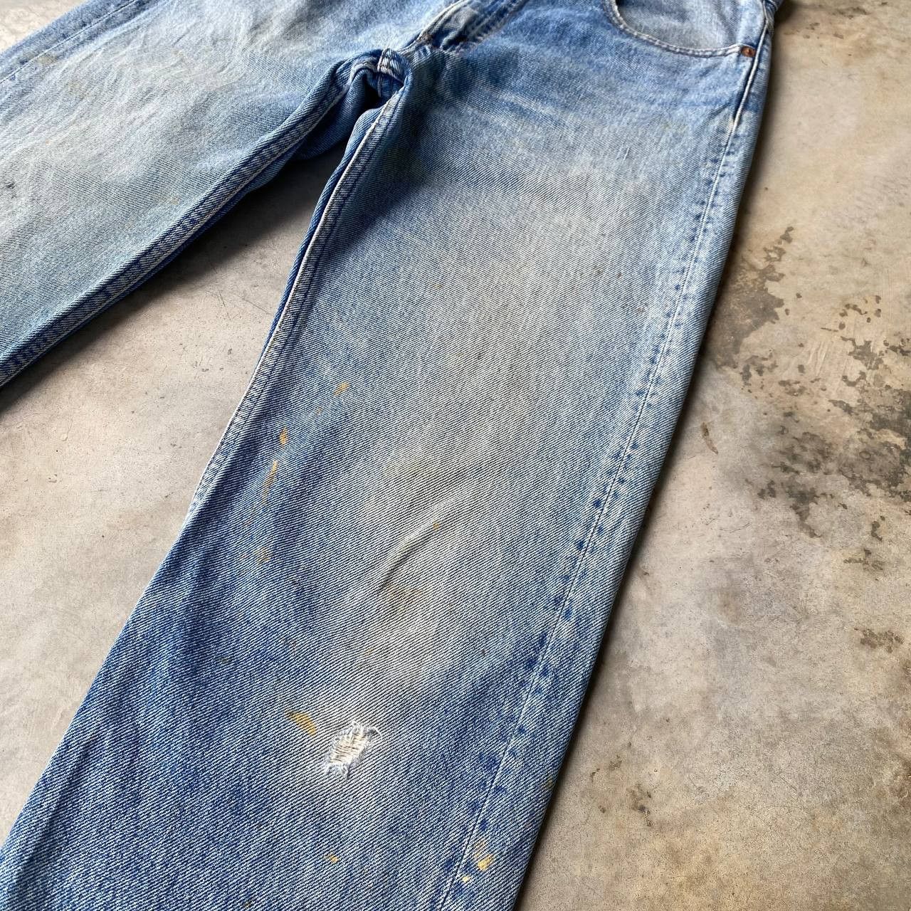 Levi's Vintage Clothing VINTAGE LEVI’S 505 MUDWASH - 90s USA 553 BUTTON STAMP W33 Size US 33 - 6 Thumbnail