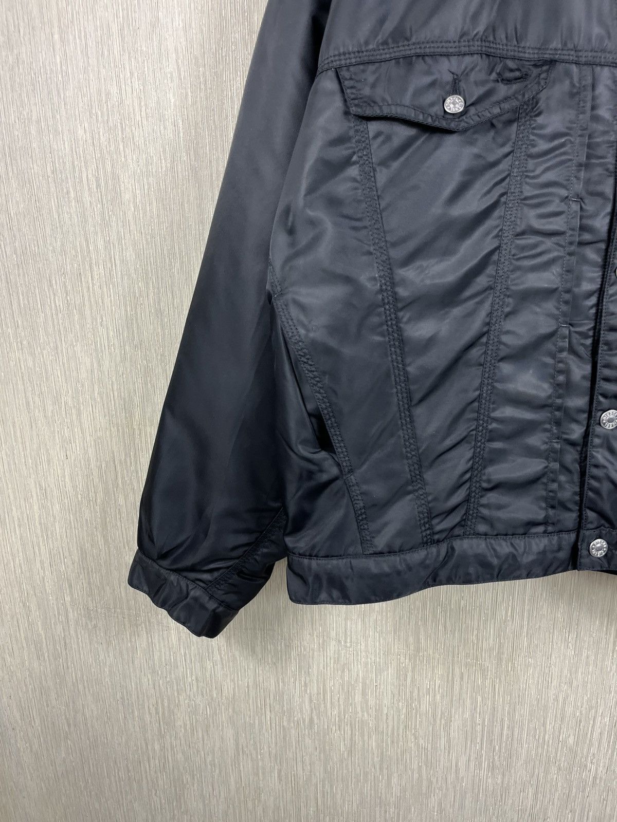 Diesel Vintage 90s Diesel Denver jacket workwear nylon leather boxy Size US XXL / EU 58 / 5 - 7 Thumbnail