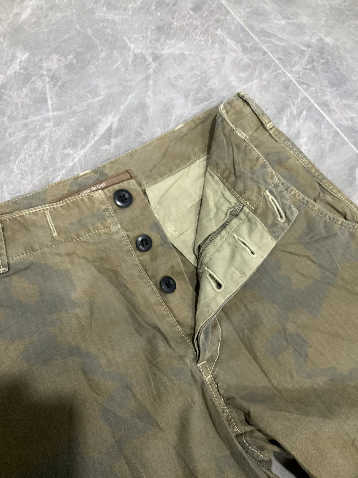 Japanese Brand × No Man Walks Alone × Sage De Cret Vintage Cotton Military Pants Strecth Cut Size US 33 - 4 Thumbnail