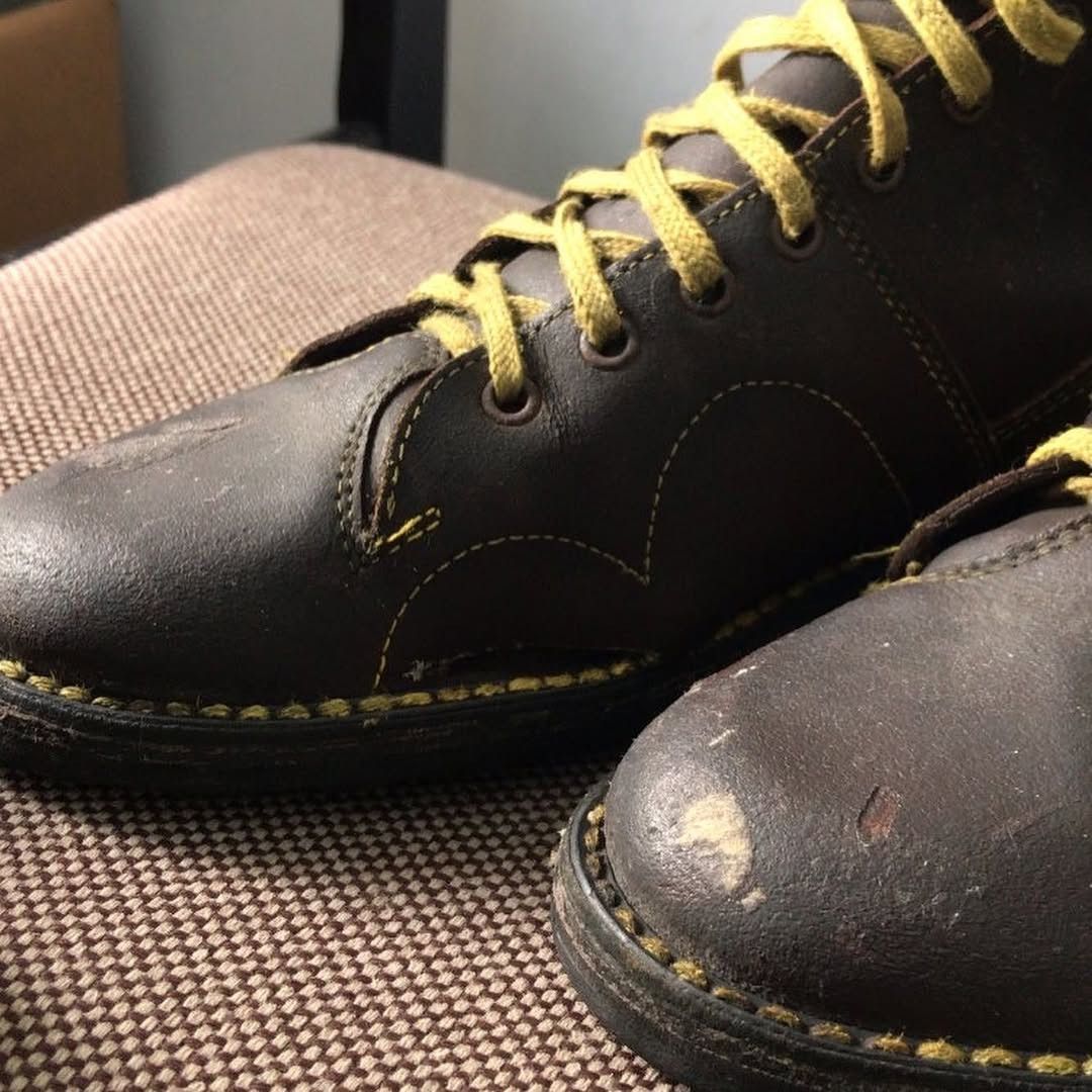 Vintage Monkey Boots Grafter Czech leather wine Size 9uk 43 Eur Size US 10 / EU 43 - 6 Thumbnail
