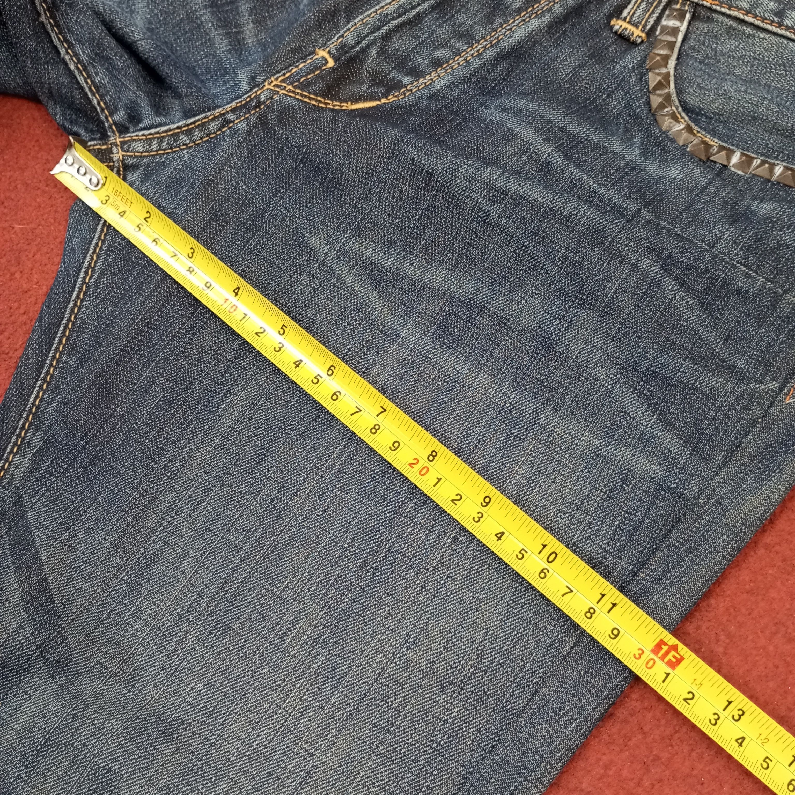 Christian Audigier × Vintage Christian Audigier Jeans Custom Art Spellout Style c217n8 Size US 30 / EU 46 - 9 Thumbnail