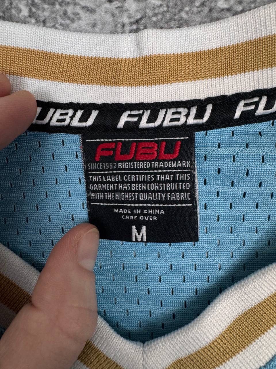 Fubu FUBU Men 05 Hip Hop 90s Style Mesh Jersey Light Blue Size M Size US M / EU 48-50 / 2 - 4 Thumbnail