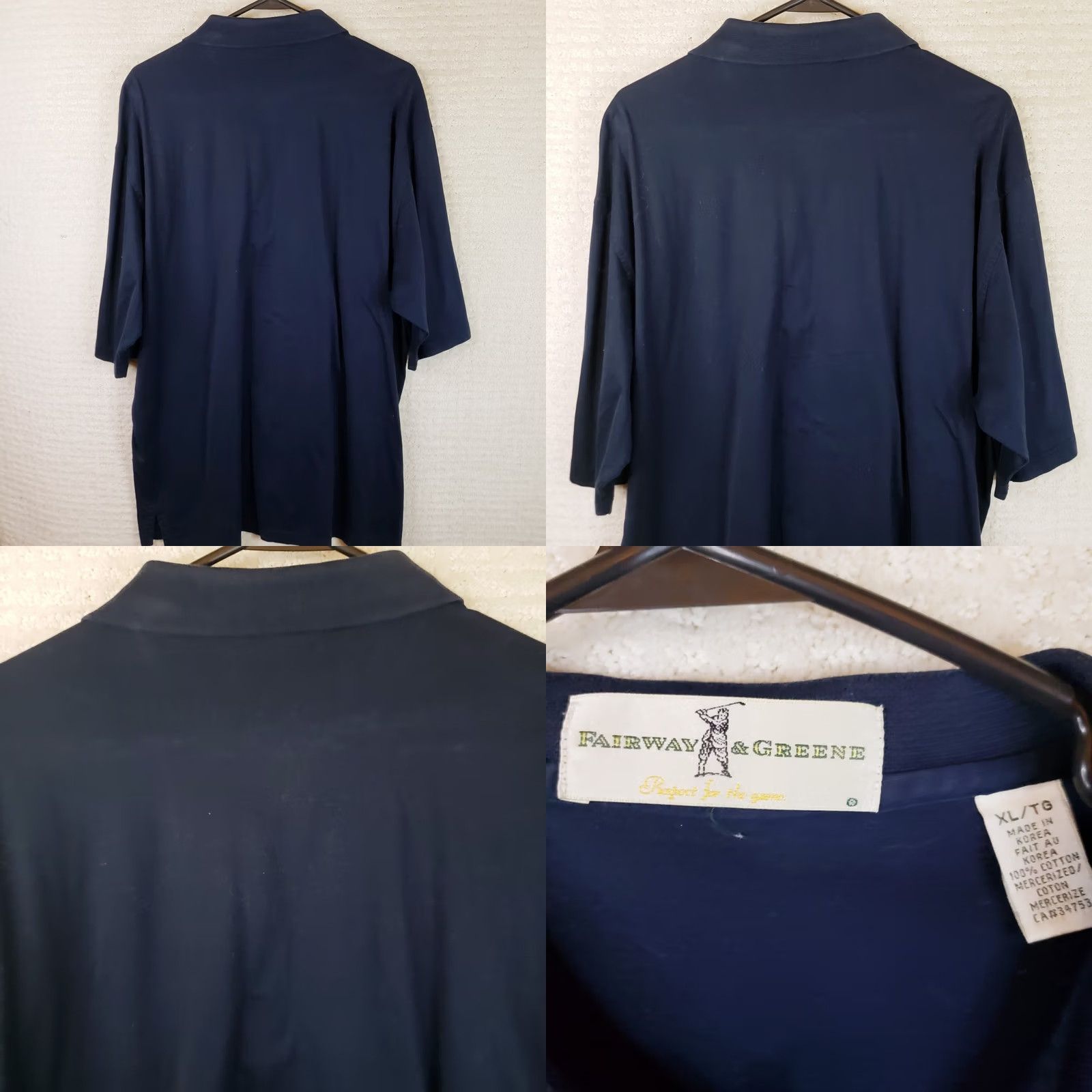 Vintage Bobby Jones Polo Shirt Mens XL Navy Blue Golf Performance Spring Island SC Regular Fit Short Sleeve Collar Shirt Size US XL / EU 56 / 4 - 8 Thumbnail