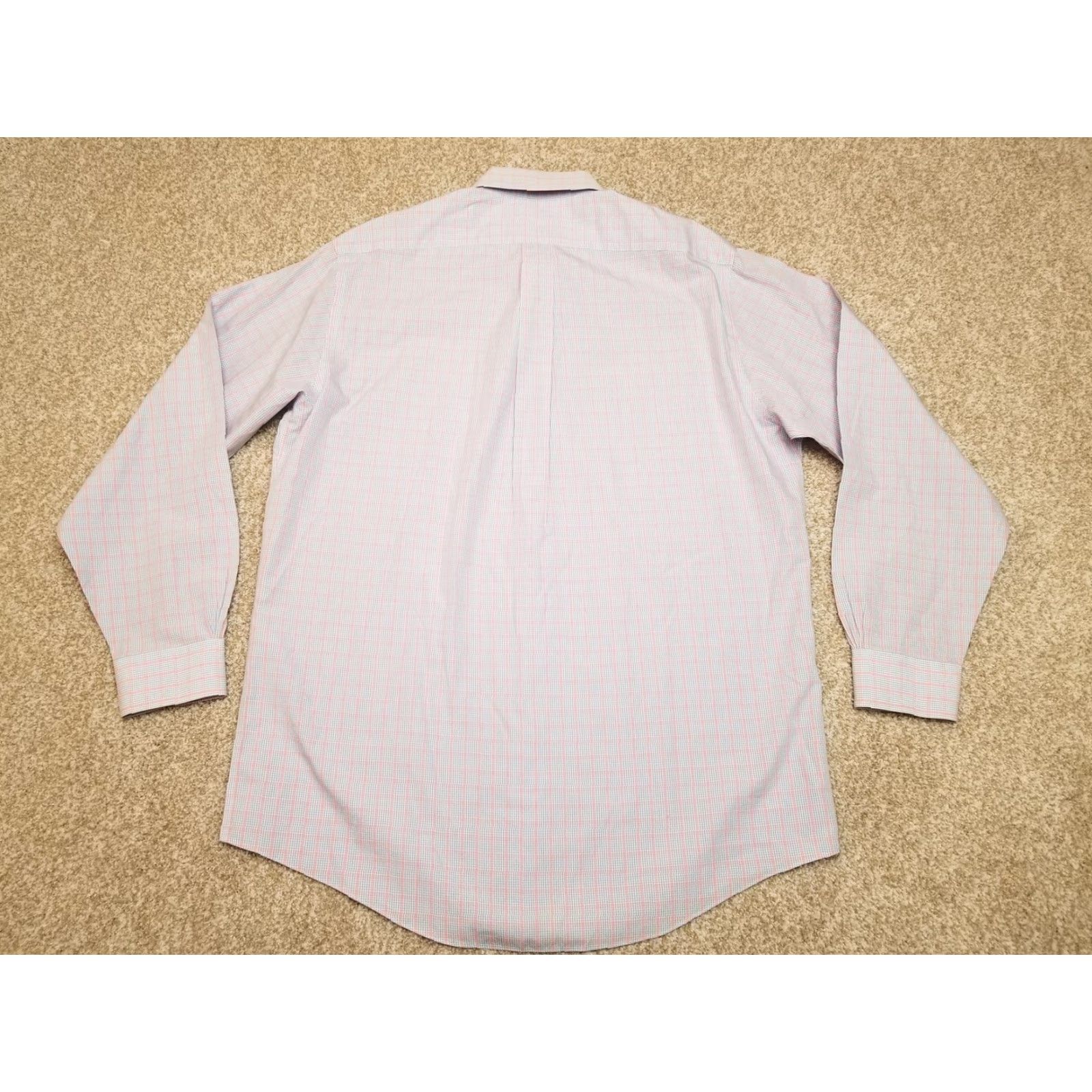 Brooks Brothers Brooks Brothers Shirt Mens 16.5 Blue Pink Check 100% Cotton Long Sleeve Casual Button-Up Shirt Mens Regular Size US XL / EU 56 / 4 - 5 Thumbnail