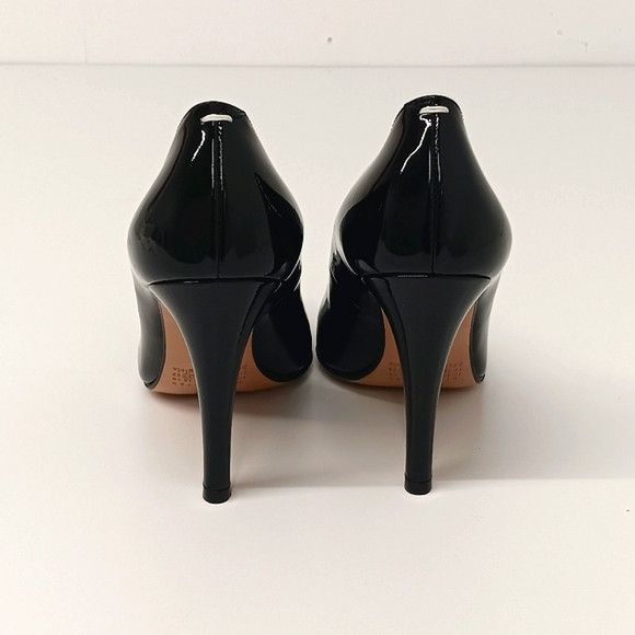 Maison Margiela Maison Margiela Black Patent Leather Court Pumps -EU37/US7 Size US 7 / IT 37 - 10 Thumbnail