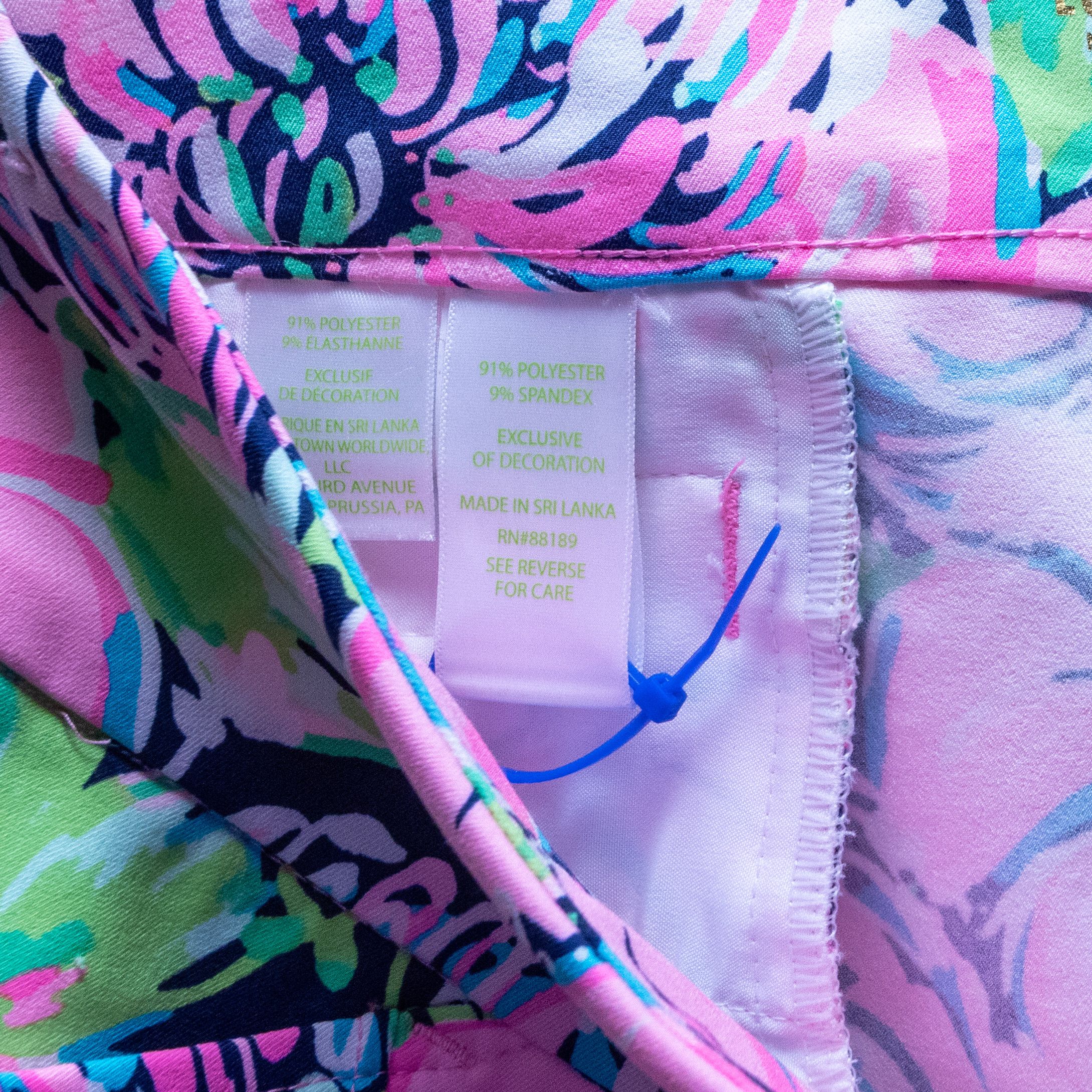 Lilly Pulitzer Lilly Pulitzer Luxletic UPF 50 High Tide Navy Size 36" / US 14 / IT 50 - 3 Thumbnail