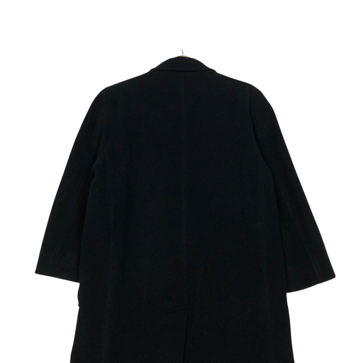 Yohji Yamamoto 🔥VINTAGE WOOL LONG JACKET WORKSHOP YOHJI YAMAMOTO RICH BLACK Size US M / EU 48-50 / 2 - 12 Thumbnail
