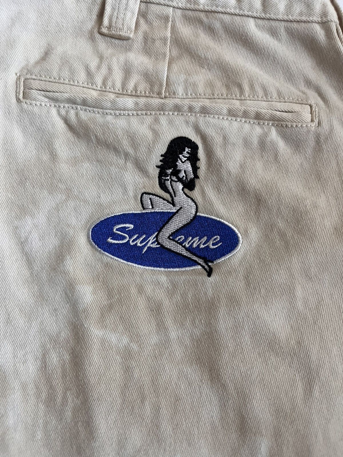 supreme pin up チノパン 32 デニム supreme pin up chino pant 32 パンツ