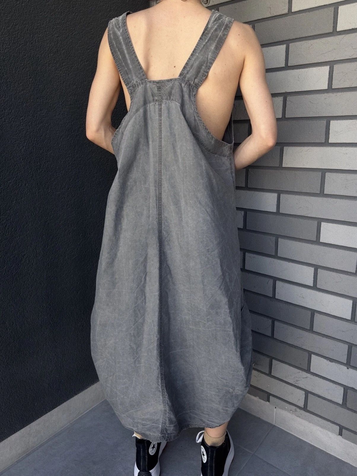 Designer × Vintage Kekoo Cotton Parachute Dress Pocket Plus Size Avant Garde Size XXL / US 16-18 / IT 52-54 - 9 Thumbnail