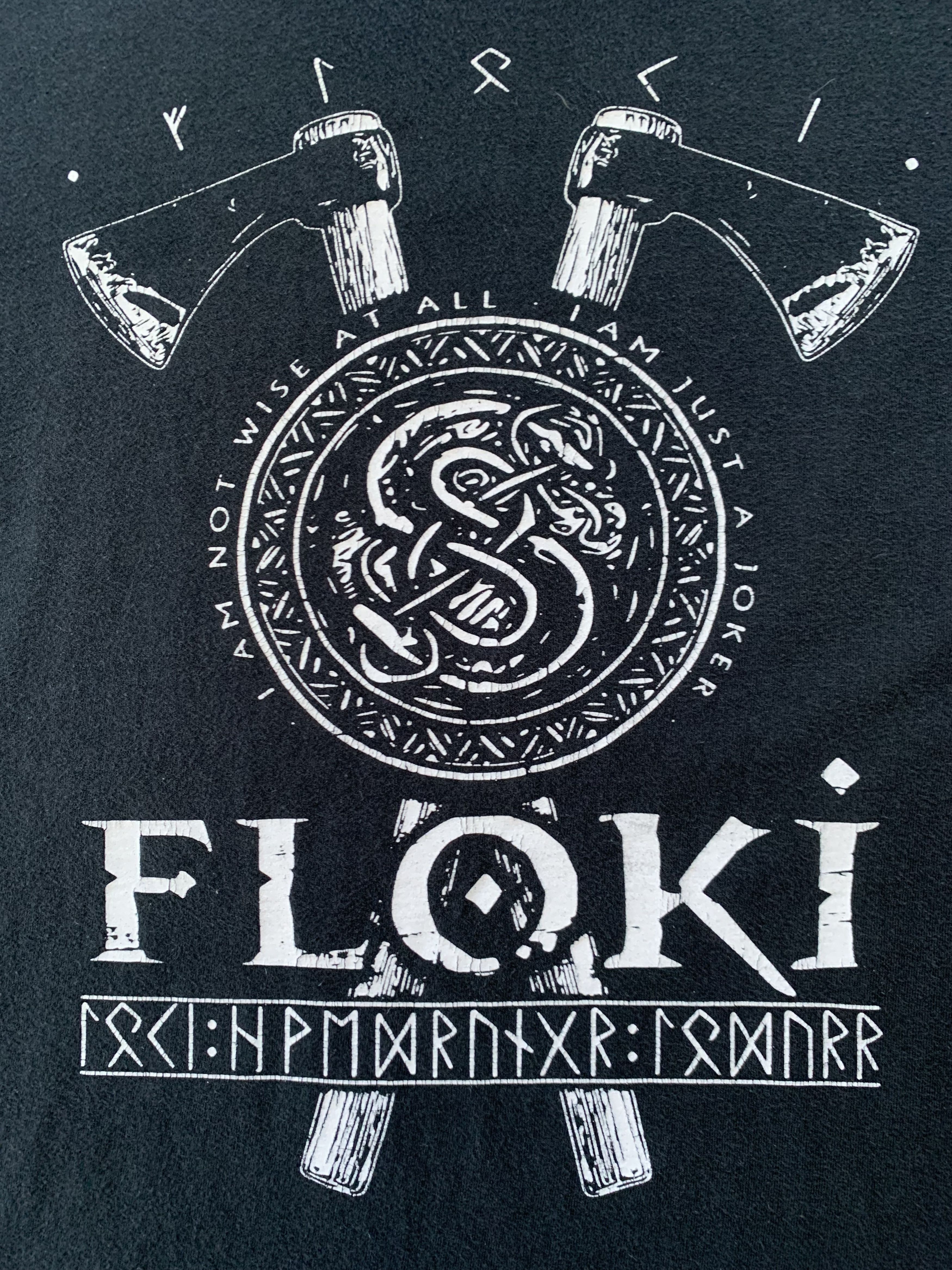 Gildan × Other Vintage Ghotic Floki Black T Shirt Size US XL / EU 56 / 4 - 5 Thumbnail