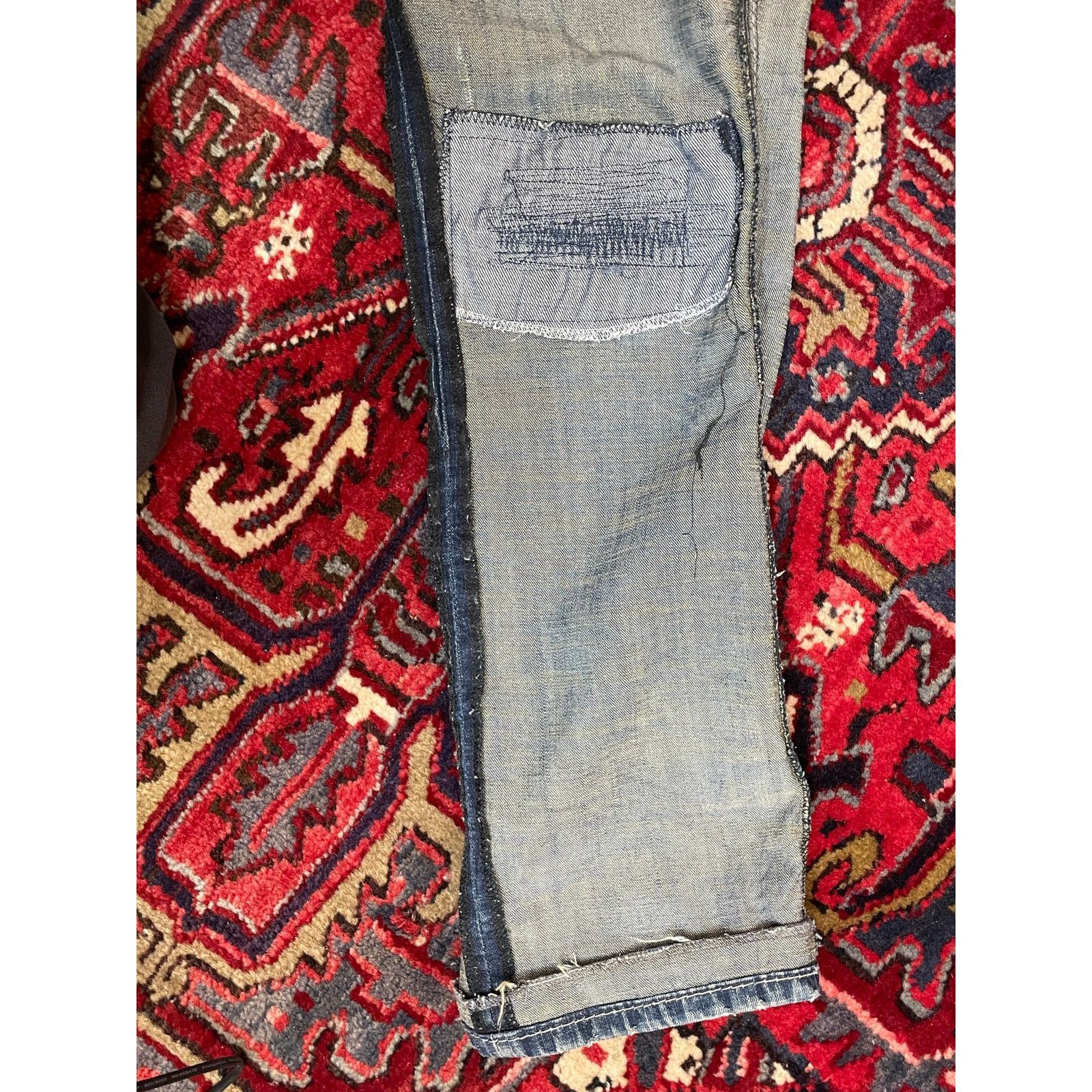 Affliction Vintage Men’s Y2K Affliction Jeans 36” Ace Black Premium Size US 36 / EU 52 - 8 Thumbnail