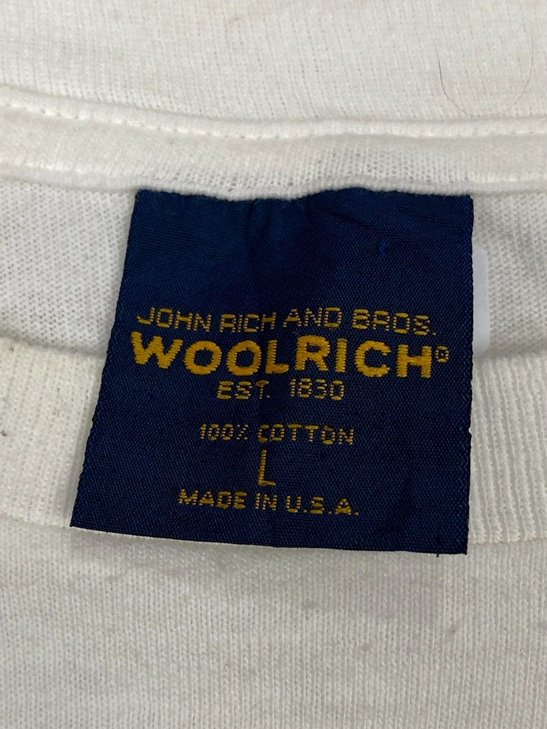 Woolrich Woolen Mills Vintage Woolrich Think Outside T-Shirts L DO2188 Size US L / EU 52-54 / 3 - 5 Thumbnail