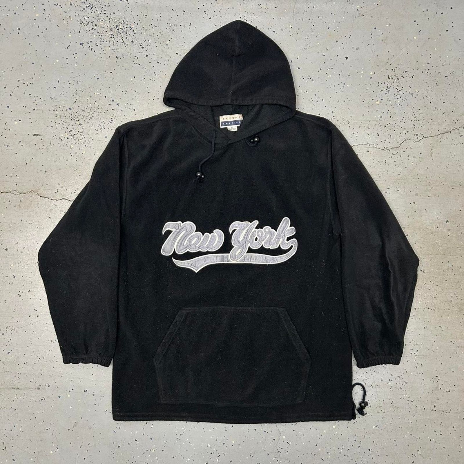 Other Y2K Black New York hoodie with white and grey embroidery Size US XL / EU 56 / 4 - 1 Thumbnail