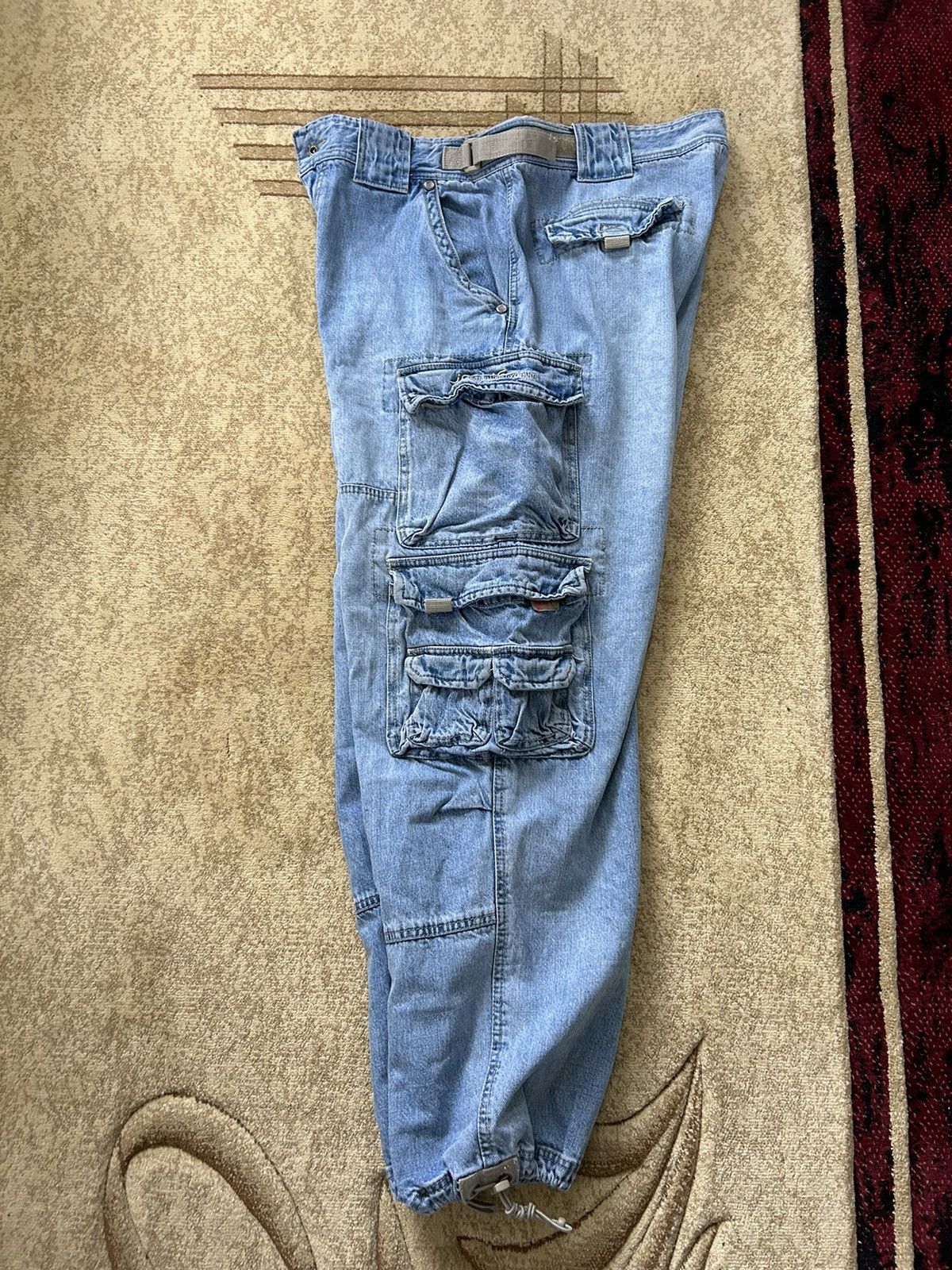 Jet Lag × Vintage Vintage Jet Lag Baggy Denim Cargo Jeans Size US 36 / EU 52 - 5 Thumbnail