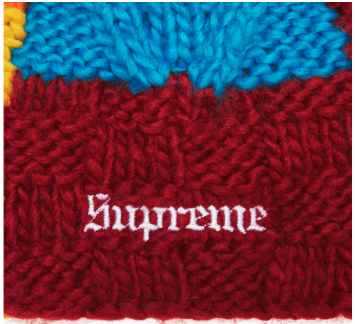 Supreme Supreme Block Knit Beanie Multicolor Size ONE SIZE - 2 Thumbnail