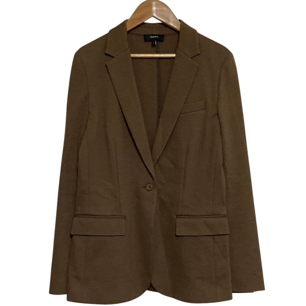Theory Theory Theory COTTON PONTE SUB STAPLE Blazer Textile Outerwear DUTY FREE for USA Size ONE SIZE - 1 Thumbnail