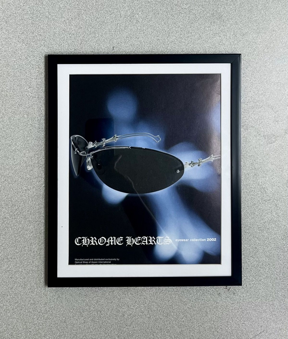 Chrome Hearts × Vintage Chrome Hearts eyewear Framed poster 9x11 magazine cutout Size ONE SIZE - 1 Thumbnail