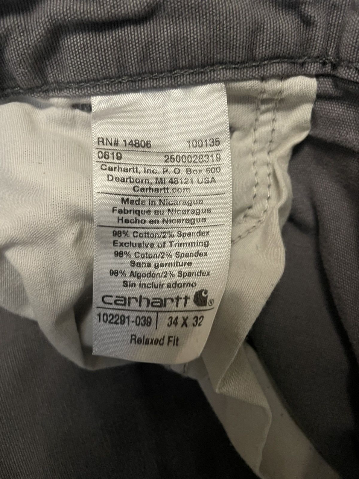 Carhartt Carhartt Relaxed Fit Pants Size US 34 / EU 50 - 4 Thumbnail