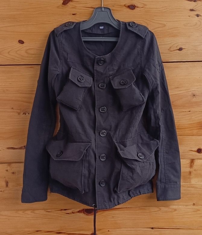 GOA Vintage SLY asymmetric cargo pocket Military Jacket Size M / US 6-8 / IT 42-44 - 3 Thumbnail
