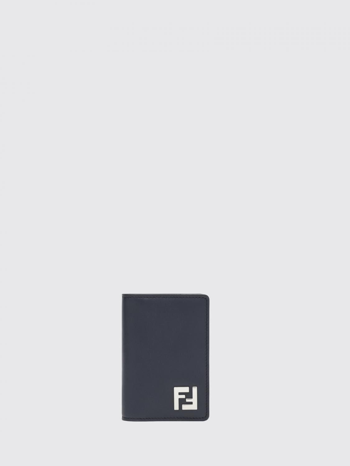 Fendi Fendi Wallet Men Blue Size ONE SIZE - 1 Thumbnail
