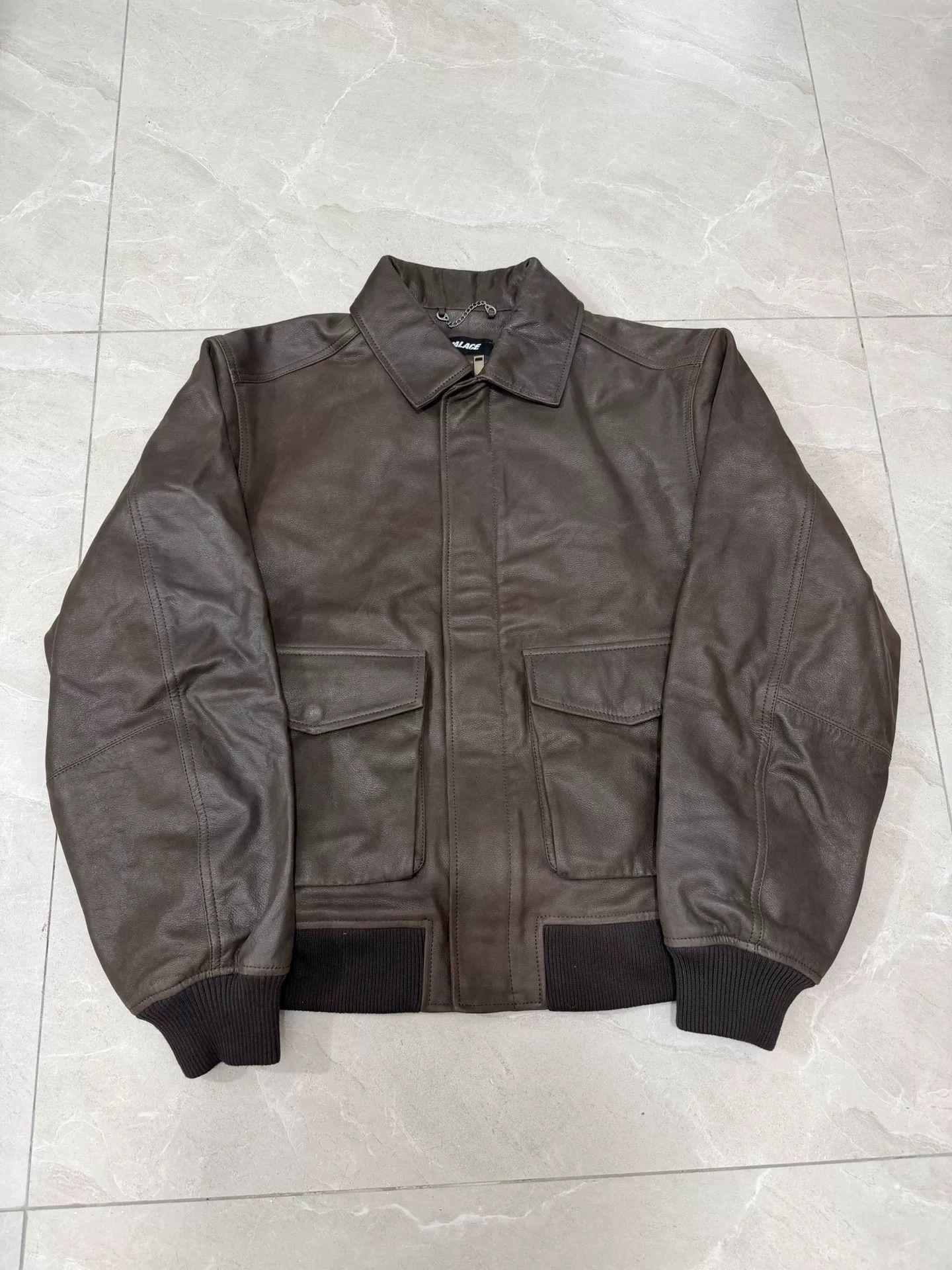 Palace Palace FW25 Susanoo Leather Flight Jacket Size US L / EU 52-54 / 3 - 1 Thumbnail