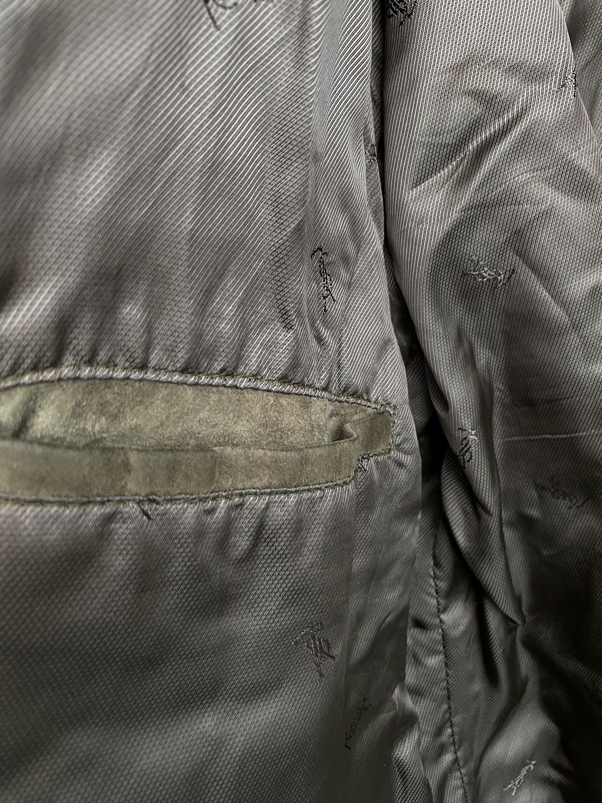 Yves Saint Laurent 90’s Suede YSL Leather Jacket Soft Beige/Brown Size US L / EU 52-54 / 3 - 20 Thumbnail