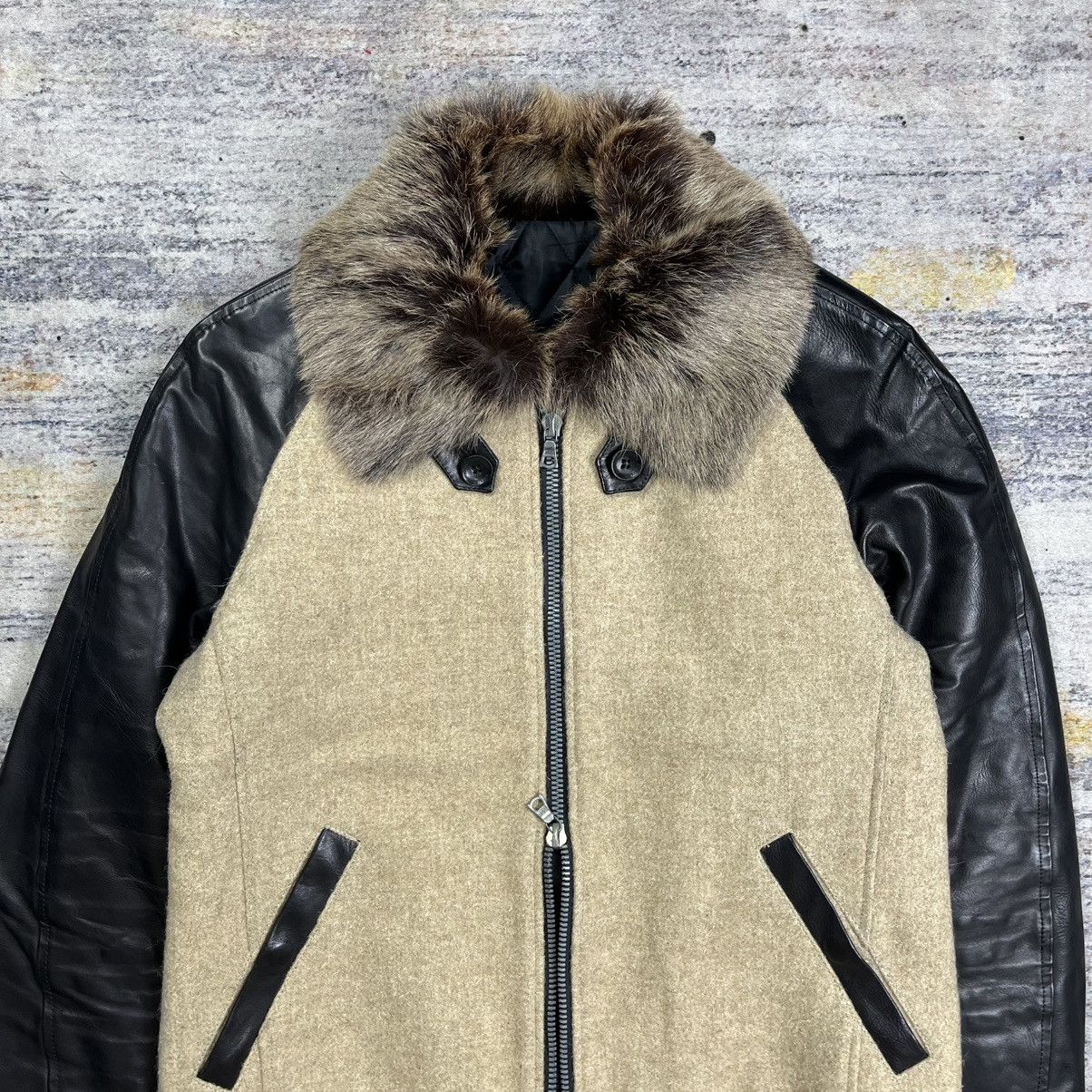 Isamu Katayama Backlash Isamu Katayama Backlash fur collar wool leather jacket Size US L / EU 52-54 / 3 - 3 Thumbnail