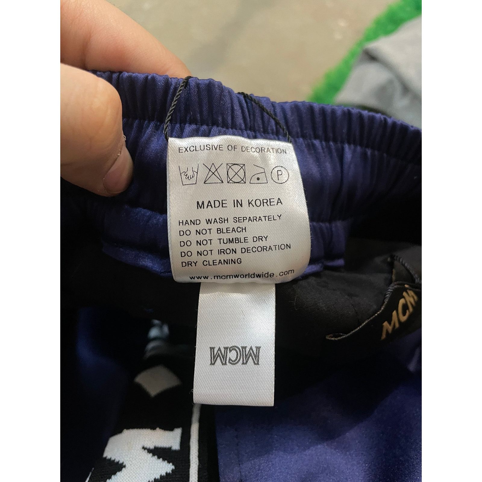 MCM MCM Track Pants Navy Used Small Size US 30 / EU 46 - 3 Thumbnail