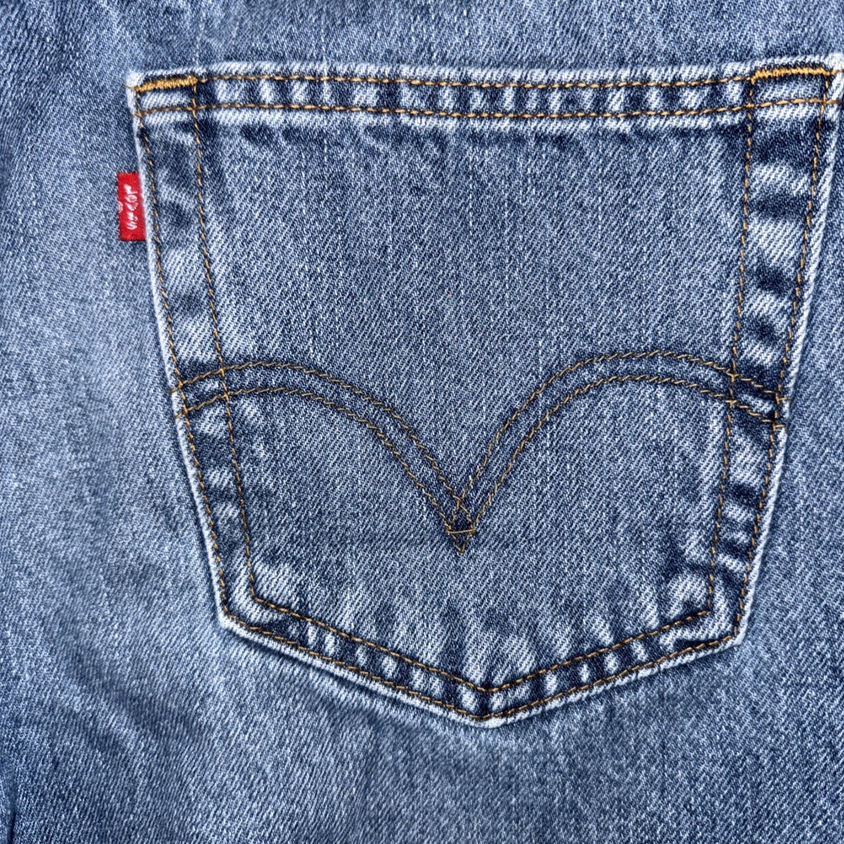Levi's Levi's 505 Jeans Mens Denim Blue 36X29 Regular Straight 5-Pocket Cotton Denim USA 90s Cowboy Vintage Theme STAGE Size US 36 / EU 52 - 5 Thumbnail