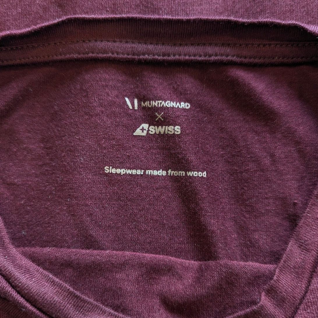 Other Muntagnard x Swiss Maroon Tshirt Recycled Wood Large Size L / US 10 / IT 46 - 7 Thumbnail