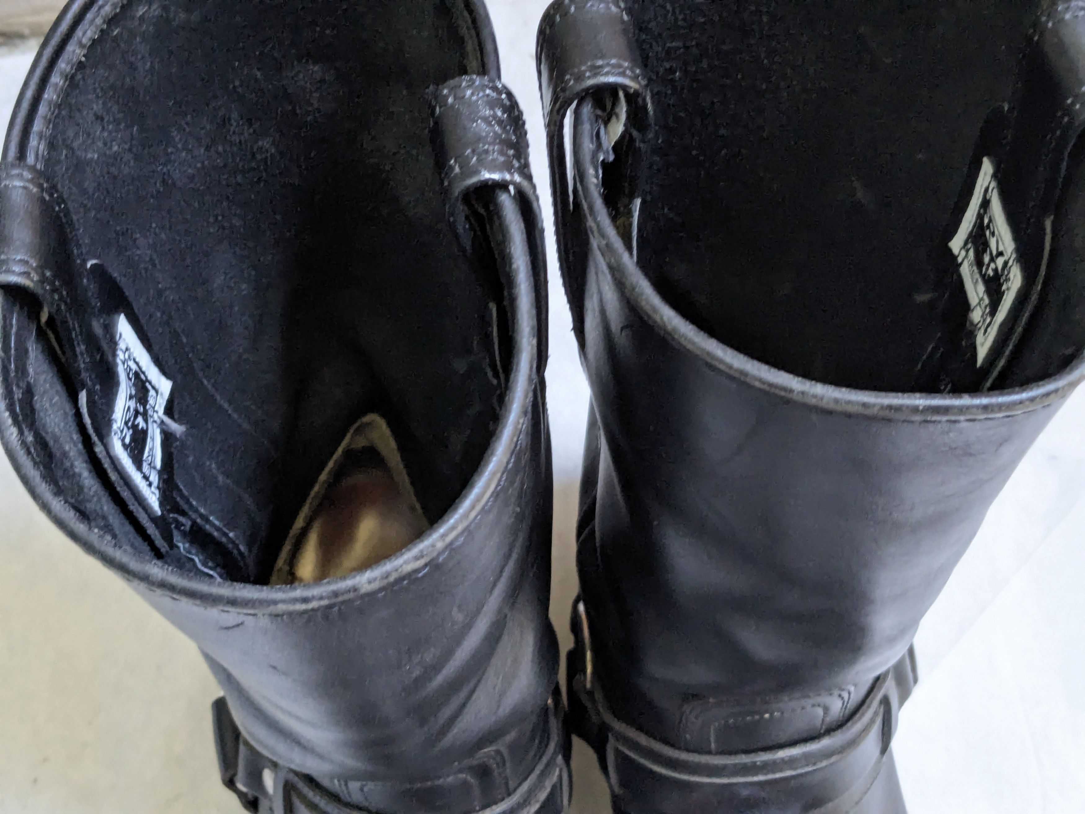 Frye Frye Harness Black Leather 10.5 M Leather Belted Size US 10.5 / EU 43-44 - 7 Thumbnail