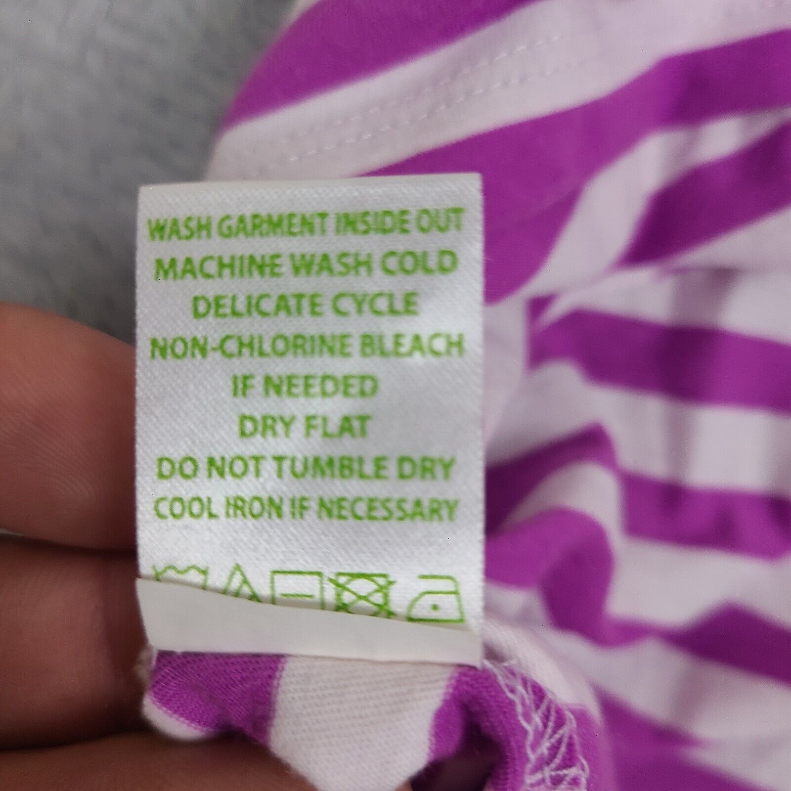 Lilly Pulitzer Lilly Pulitzer Pansy Purple Striped Spaghetti Strap Sun Dres Size XS / US 0-2 / IT 36-38 - 7 Thumbnail