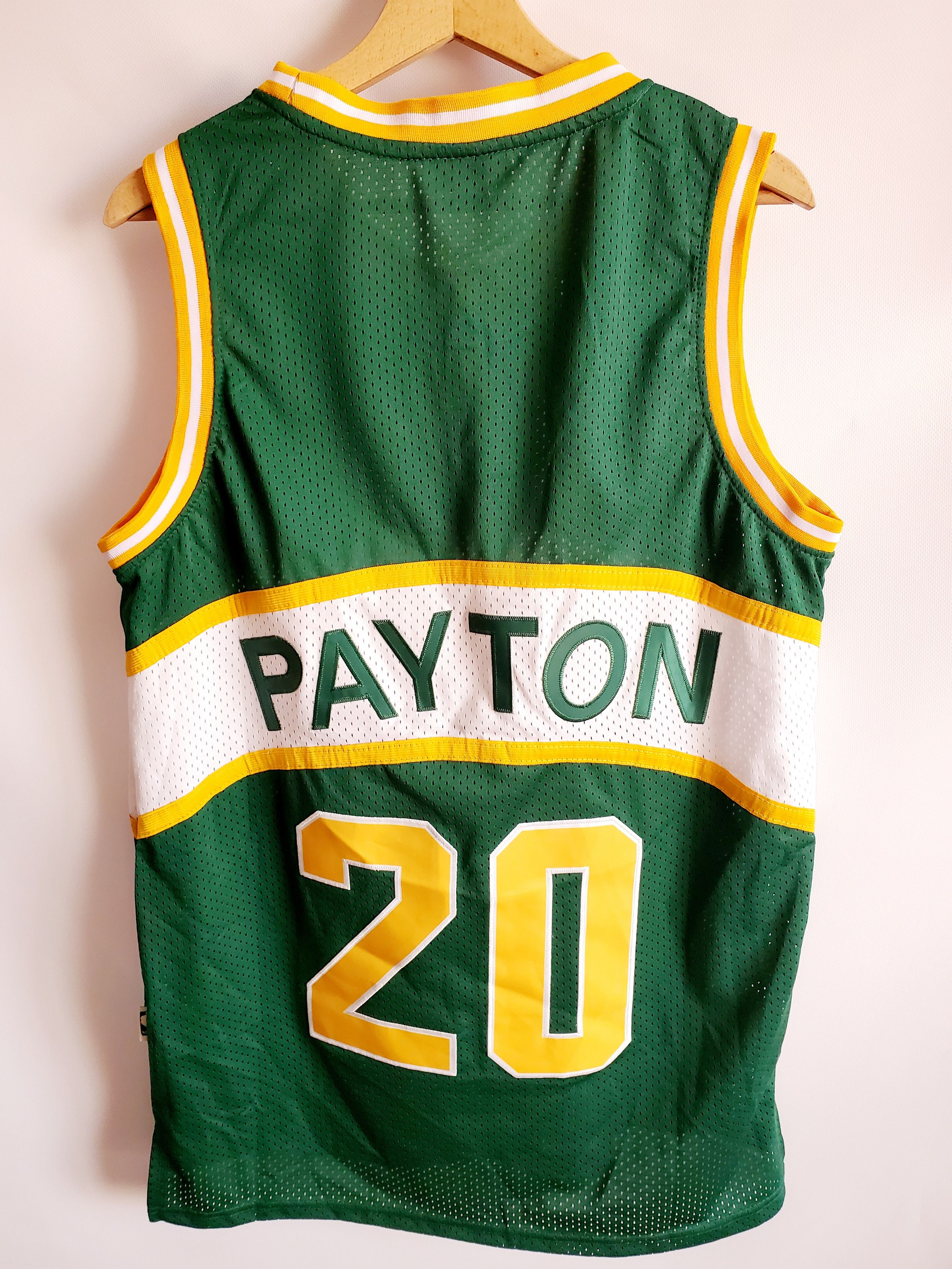 NBA × Vintage NBA Hardwood Classics Sonics Road 1994-95 Payton #20 Jersey Size US M / EU 48-50 / 2 - 5 Thumbnail