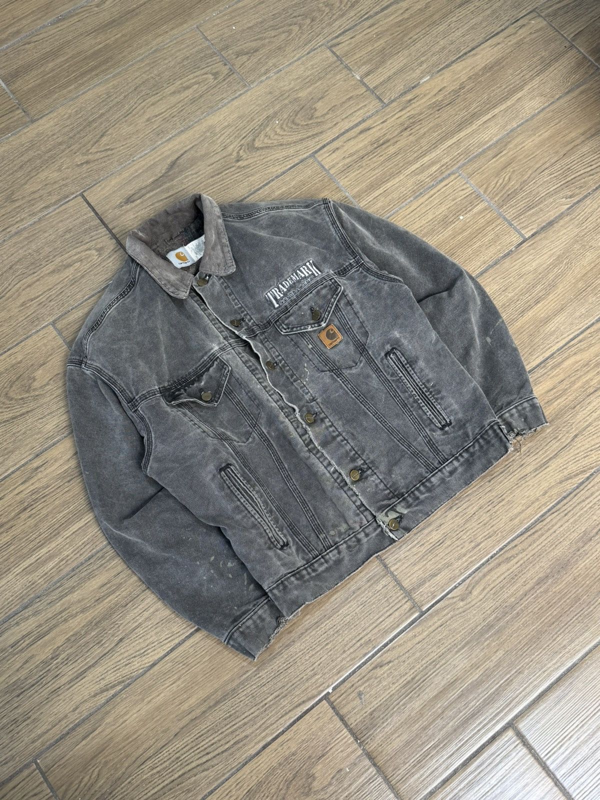 Carhartt Rare Carhartt Trucker Jacket J10 ONX 1999 Size US M / EU 48-50 / 2 - 9 Thumbnail