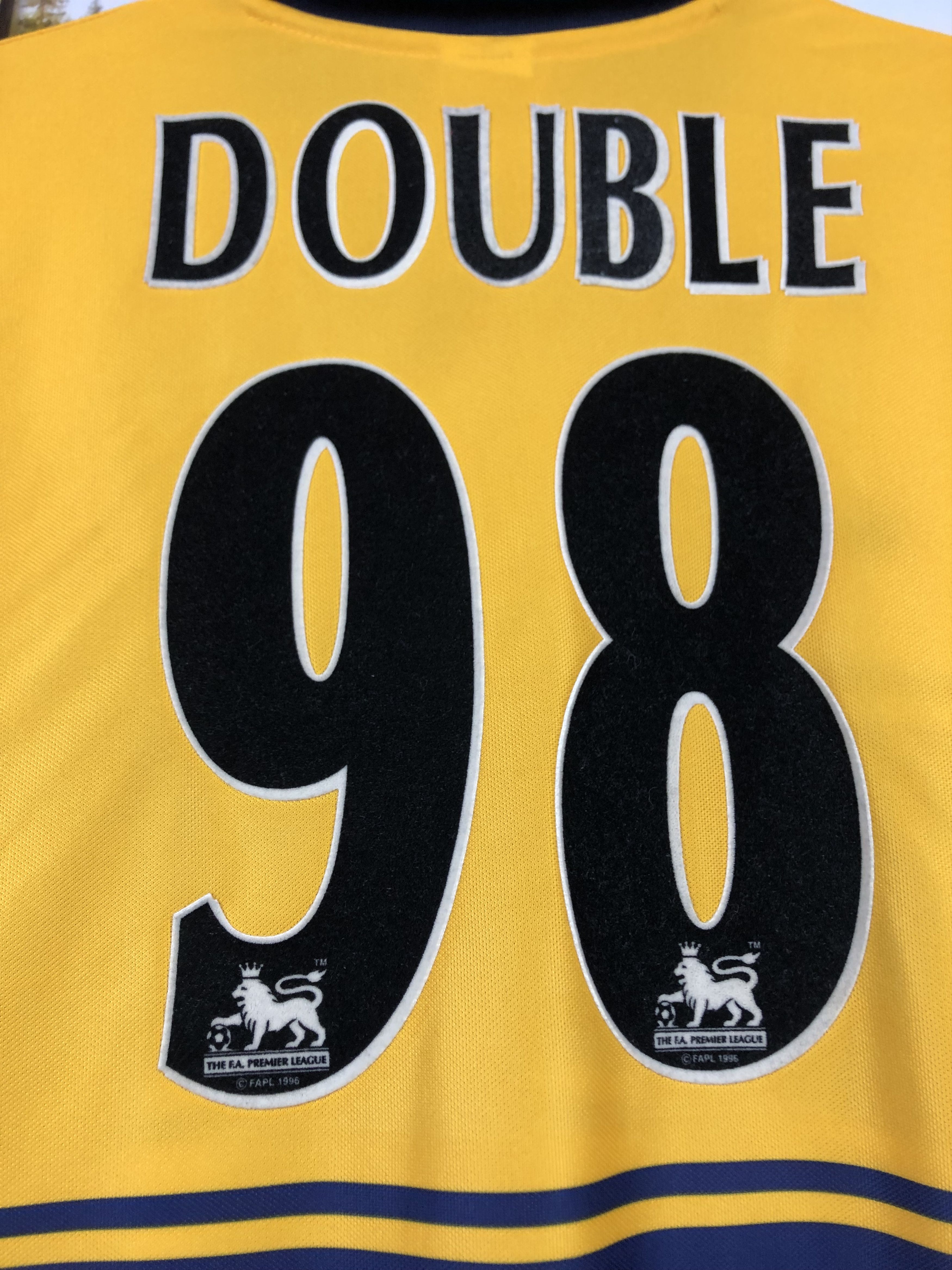 Nike Arsenal football shirt 1997 #98 Double Jersey Nike Rare Size US L / EU 52-54 / 3 - 16 Thumbnail