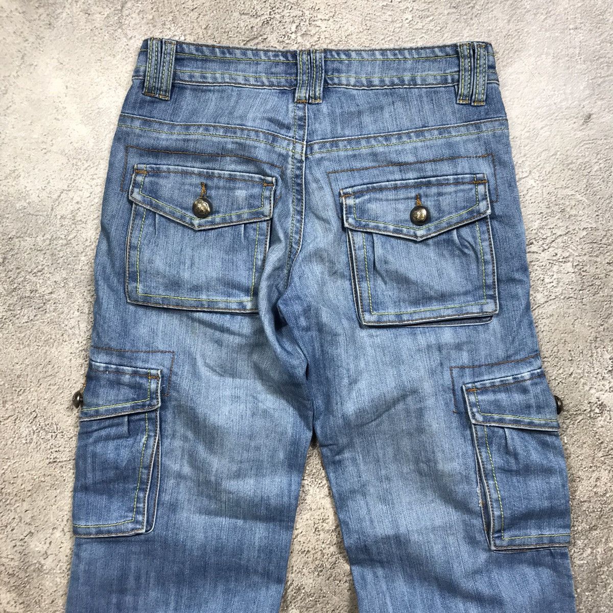 Vintage Vintage 90s Baggy Cargo Pants Wide Leg Streetwear Y2K 28 Size US 28 / EU 44 - 8 Thumbnail