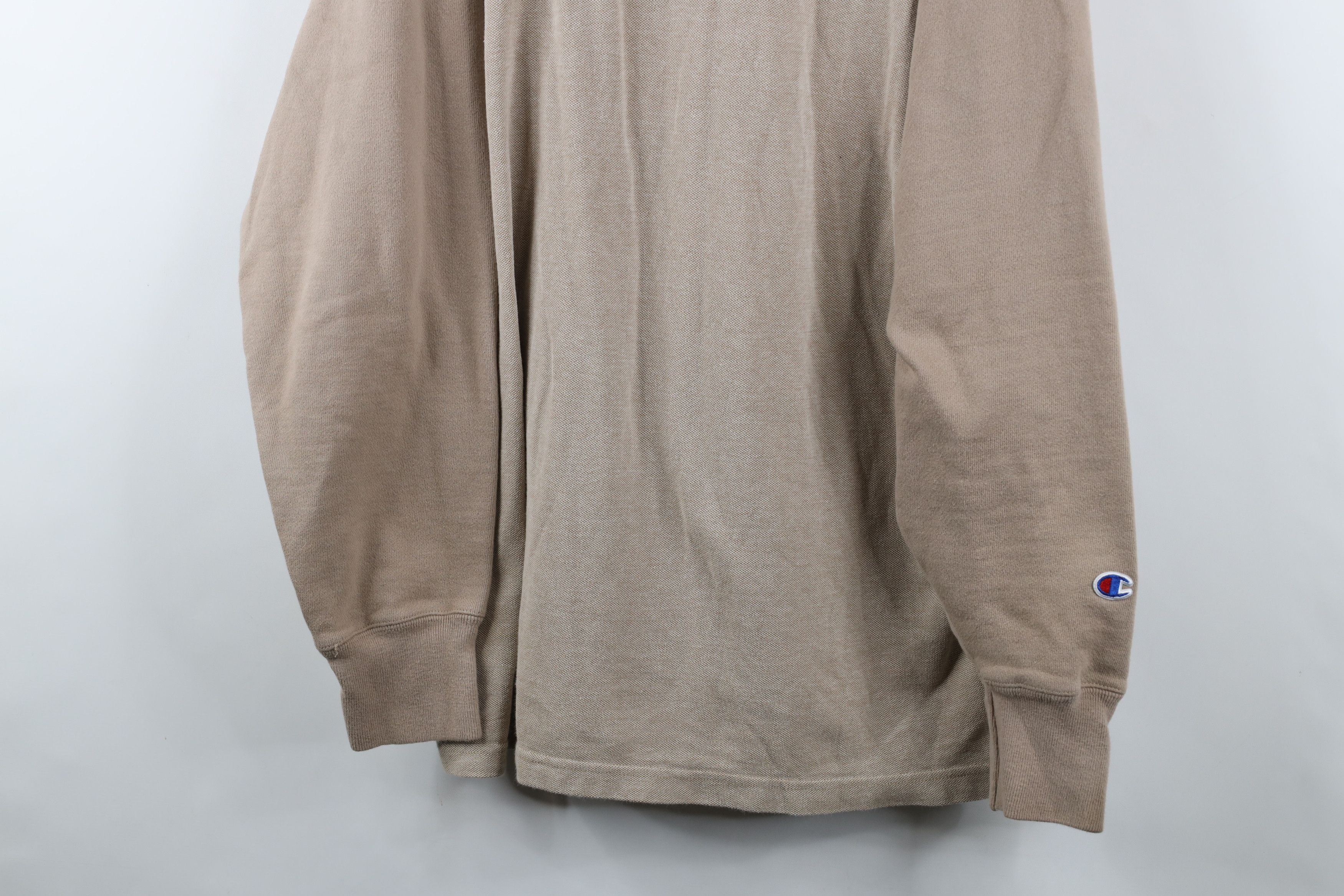 Vintage Vintage 90s Mickey Mouse Long Sleeve Golf Polo Shirt Beige Size US XXL / EU 58 / 5 - 3 Thumbnail