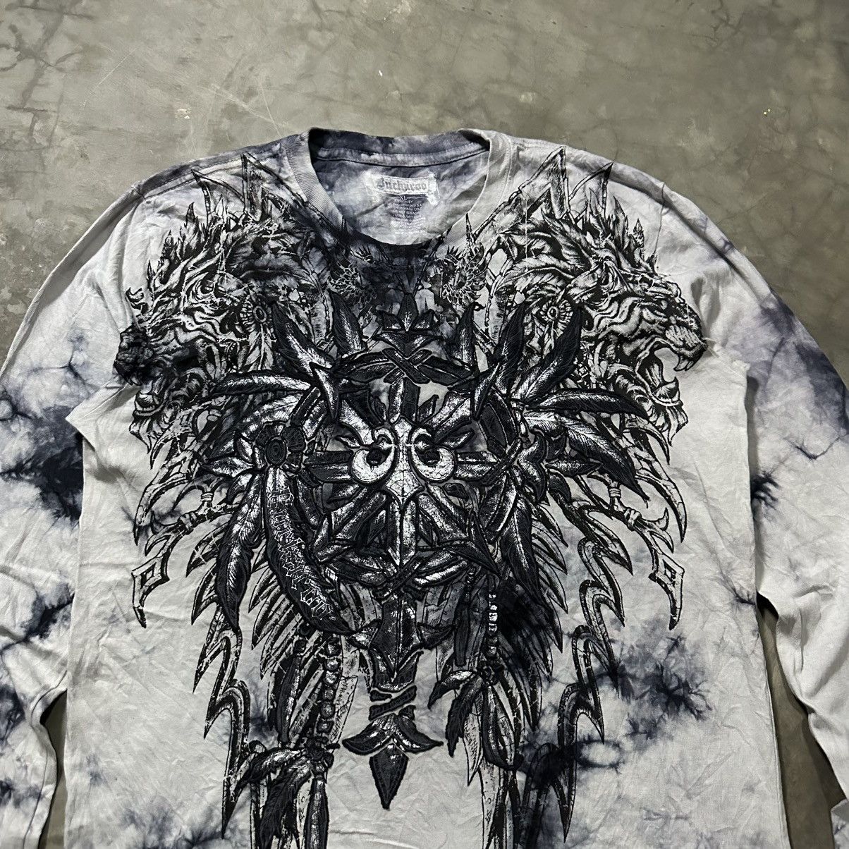 BUCKAROO BUCKAROO GOTHIC TRIBAL POEM LONGSLEEVE Size US XL / EU 56 / 4 - 7 Thumbnail