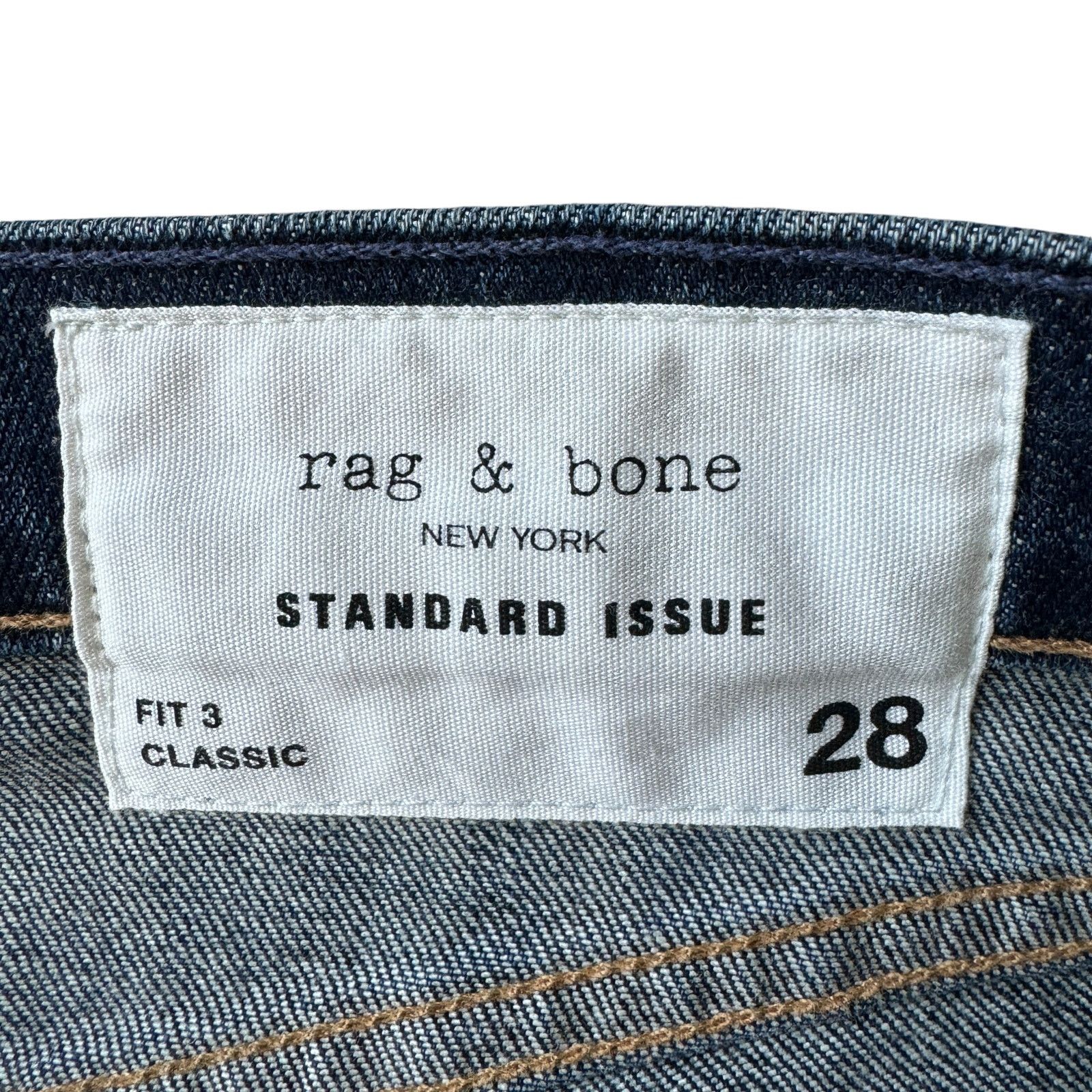 Rag & Bone NEW Rag & Bone Standard Issue Fit 3 Classic Jean Linden Wash Size US 28 / EU 44 - 6 Thumbnail