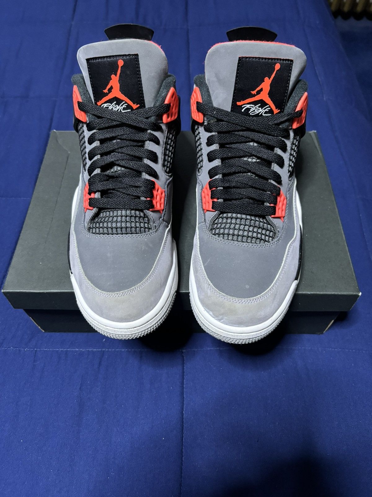 Jordan Brand Jordan 4 Retro Infrared 2022 Size 12 Size US 12 / EU 45 - 1 Thumbnail