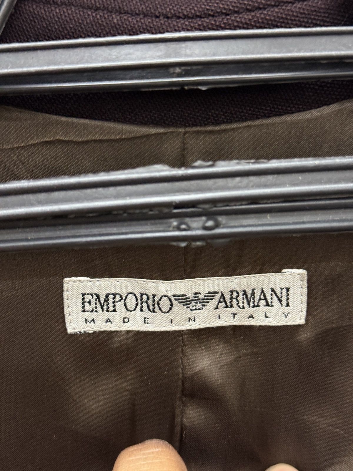 Emporio Armani 🔥🔥🔥ARCHIVE EMPORIO ARMANI LONG JACKET Size S / US 4 / IT 40 - 8 Thumbnail