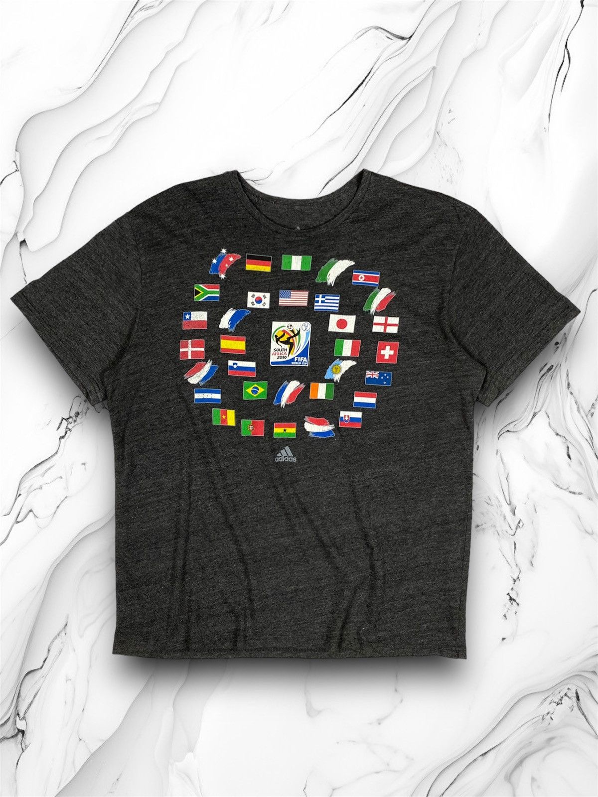Adidas × Vintage Vintage 00s Adidas South Africa 2010 FIFA World Cup tee Size US XL / EU 56 / 4 - 1 Thumbnail
